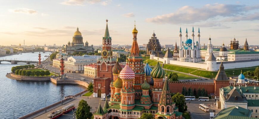 Топ-10 городов России для первого визита: куда ехать, чтобы не разочароваться