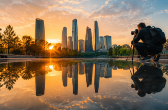 Зеркало города: как фотографировать отражения в фонтанах и озёрах